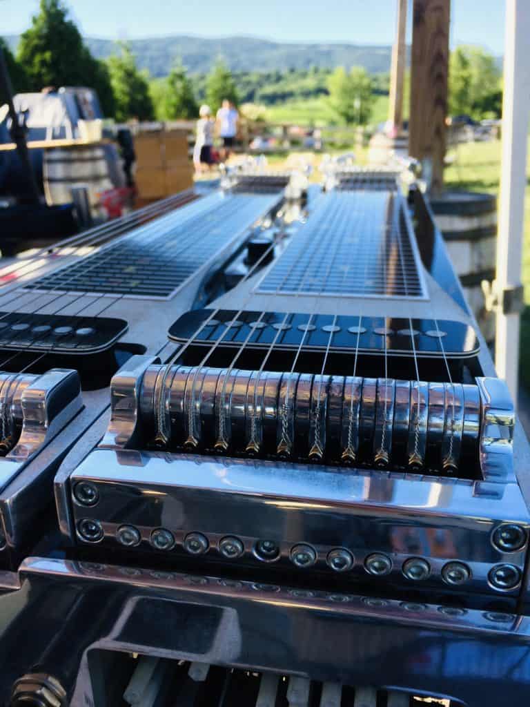 Double Neck Pedal Steel Guitar