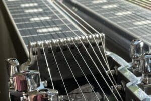 pedal steel bar technique and control on fretboard