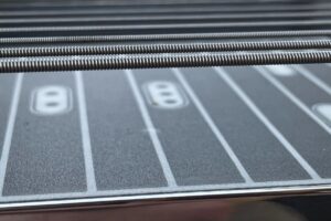 pedal steel fretboard and lower strings