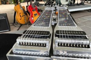 pedal steel guitar compared to electric guitar setup